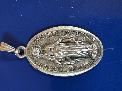 Ovale pilgermedaille anhänger - ovale,