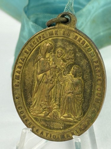 Antike pilgermedaille heiliger - pilgermedaille,
