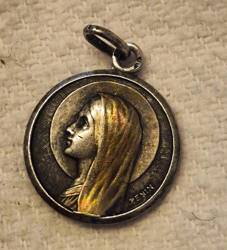 Pilgermedaille lourdes maria - lourdes,